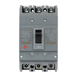 Günsan Valta Kompakt Şalter Ayar Sahalı 3P 100A 40℃ Üç Kutuplu