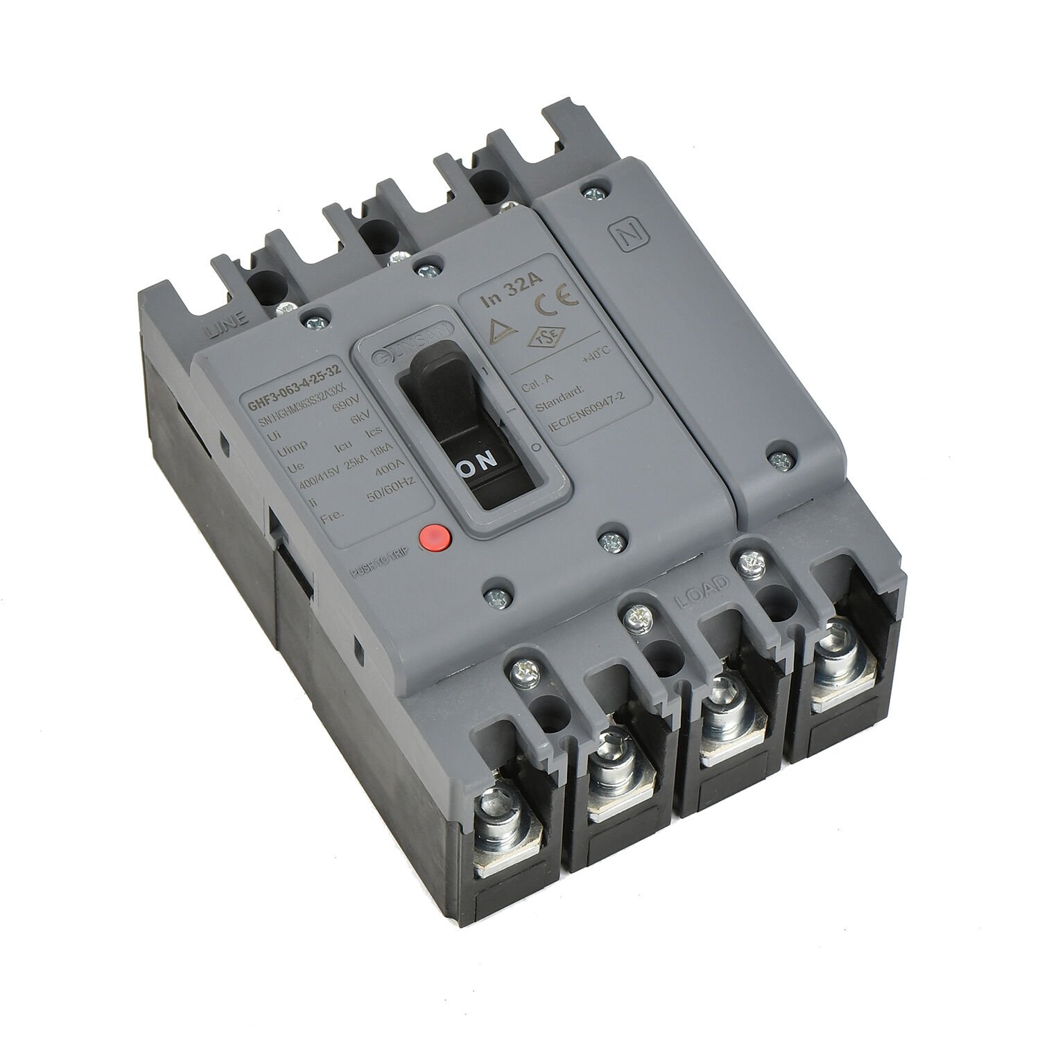 Günsan Valta Kompakt Şalter4P 35kA Sabit 100A Dört Kutuplu - Görsel 2