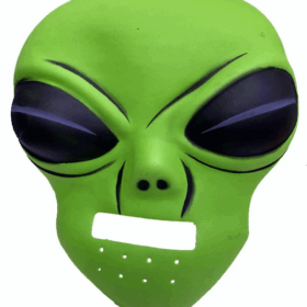 Ghoulish Productions Green Alien Mask 45x30 Cm ( Uzaylı )