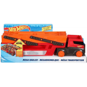 Çocuk GHR48 Hot Wheels Mega Tır (Kırmızı-Turuncu)