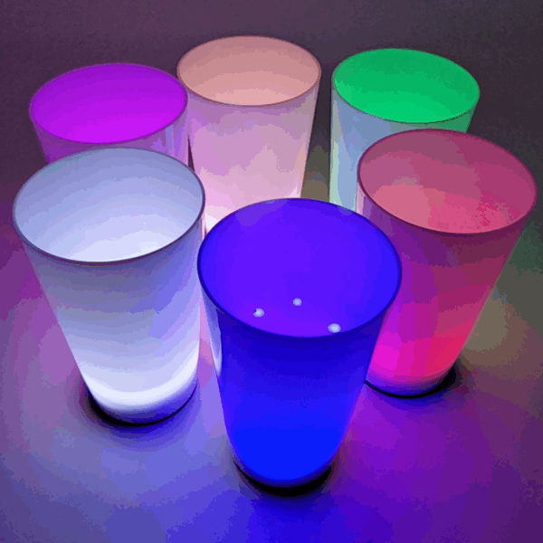 Glow Partisi Bardakları 6 Renk 6 Adet 1.5 Oz 4.5 X 6.5 Cm - Görsel 4
