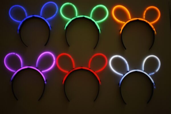 Glow Taç Fosforlu Taç Karışık Renk 12 Adet (K0) - Görsel 4