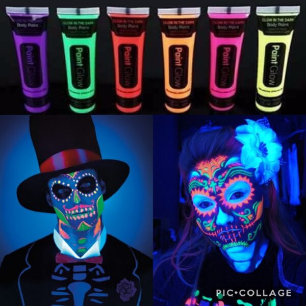 Glow Boya Fosforlu Krem Boya 12 Adet (K0) - Görsel 2