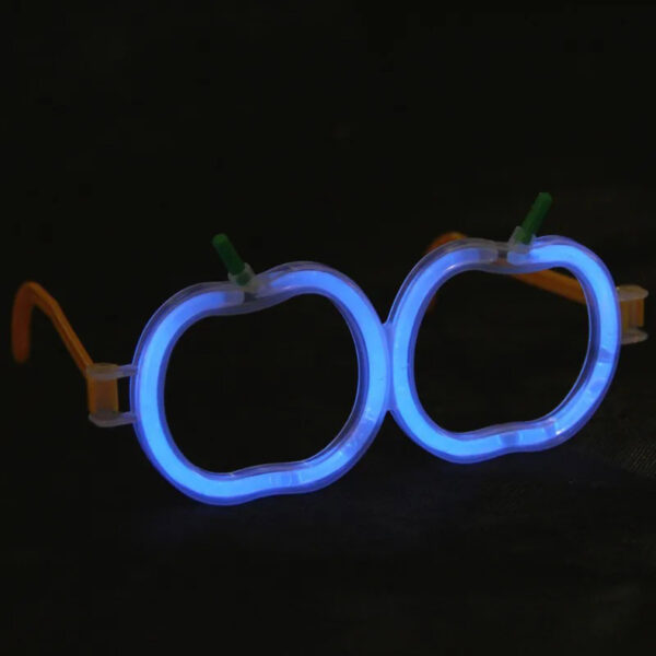 Glow Stick Elma Gözlük - Glow Partisi Gözlüğü - Glow Stick Gözlük 12 Adet (K0) - Görsel 4