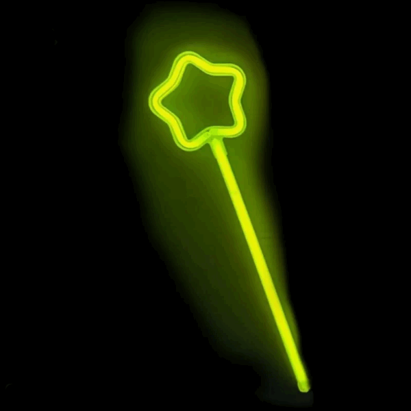 Glow Yıldız Asa Kırılınca Yanan Yıldız Çubuklar 6 Renk 6 Adet - Görsel 2