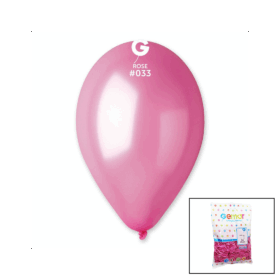 GM-110-33 METALİK - PEMBE BALON 11&amp;apos;&amp;apos; - 28CM - 100 PARÇA (K0)