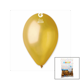 GM-110-39 METALİK - ALTIN BALON 11&amp;apos;&amp;apos; - 28CM - 100 PARÇA (K0)