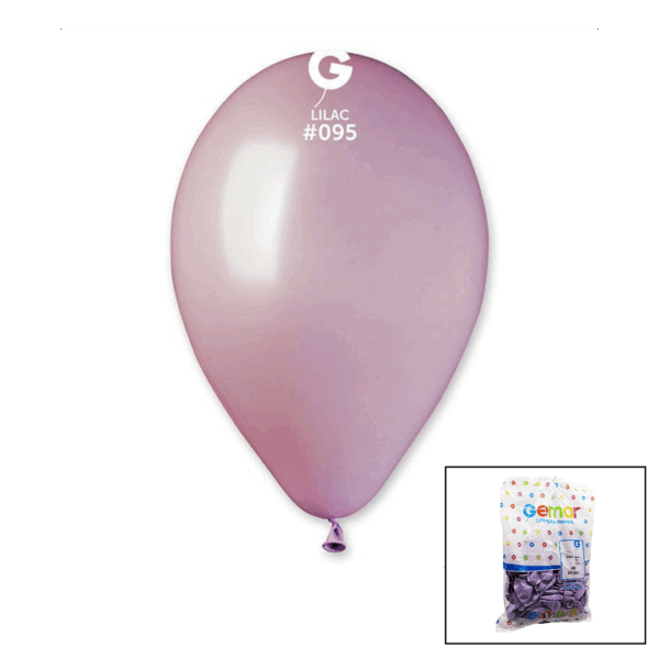 GM-110-95 METALİK - LİLA BALON 11&amp;apos;&amp;apos; - 28CM - 100 PARÇA (K0)