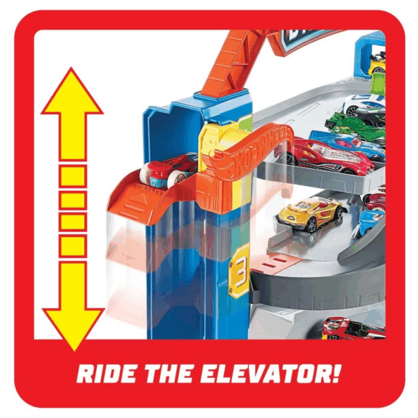 GNL70 Hot Wheels Mini Garaj - Görsel 4