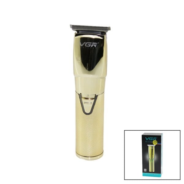 GOLD KROM KAPLAMA GÖVDE  SAÇ - SAKAL KESME TRAŞ MAKİNESİ  USB ŞARJLI V-903 (K0)