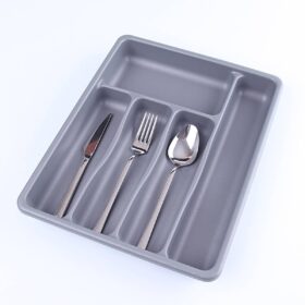 GRİ - 5 BÖLMELİ ÇEKMECE İÇİ KAŞIKLIK 36x29x5cm (K0)