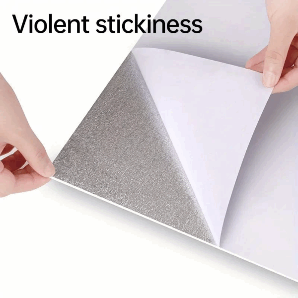 Gri Mermer Desen Du Sticker (30*30) - Görsel 5