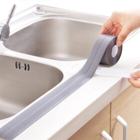 Gri Su Sızdırmaz Banyo Mutfak Lavabo Küvet İzolasyon Şerit Bant (K0)
