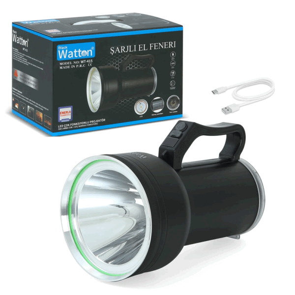 Gt Led Taşınabilir Güneş Solar Ledli Fener  Wt-415 - Görsel 2