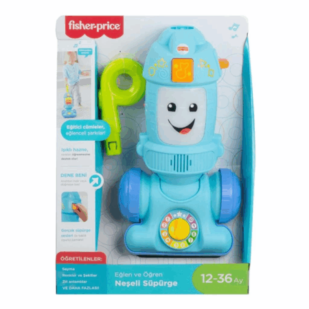 Çocuk GTW19 Fisher-Price® Eğlen ve Öğren Neşeli Süpürge / Türkçe / 12-36 ay