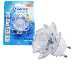 GÜLLÜ LEDLİ GECE LAMBASI 0.3W (K0)
