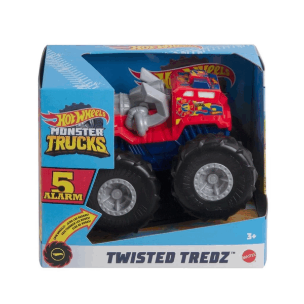 Çocuk GVK37 Hot Wheels Monster Trucks 1:43 Çek Bırak Arabalar - Görsel 2