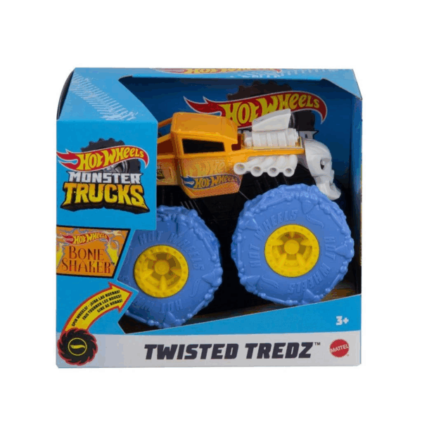 Çocuk GVK37 Hot Wheels Monster Trucks 1:43 Çek Bırak Arabalar - Görsel 3