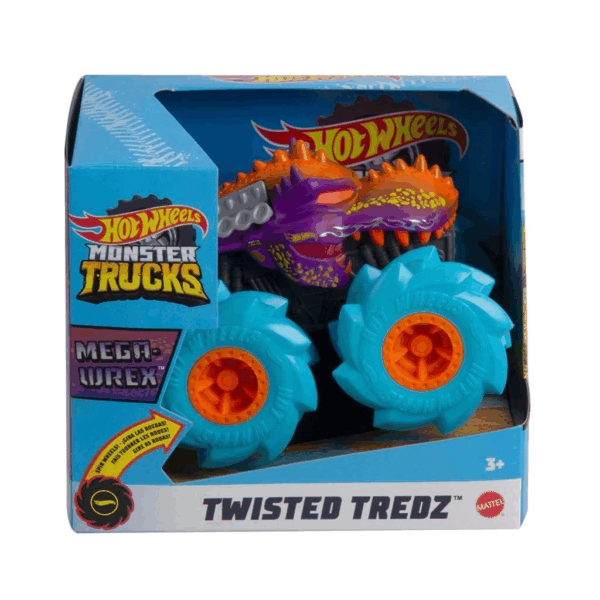 Çocuk GVK37 Hot Wheels Monster Trucks 1:43 Çek Bırak Arabalar - Görsel 4