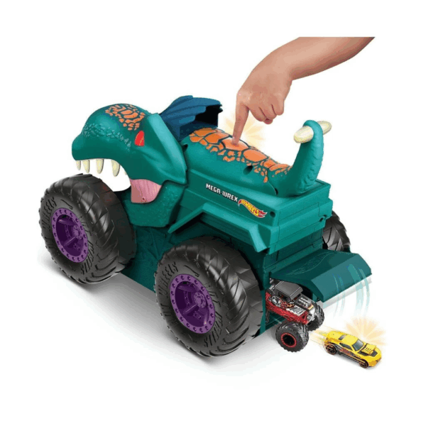 GYL13 Monster Trucks Araba Yiyen Mega Wrex, Hot Wheels Monster Trucks - Görsel 4