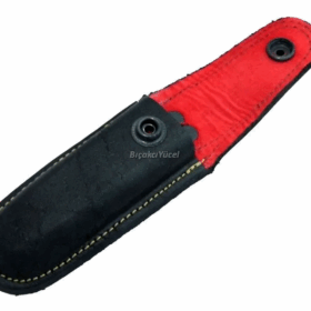 Hakiki Deri Çakı Kılıfı No:2 - 12 Cm, Kemerlikli