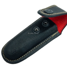 Hakiki Deri Çakı Kılıfı No:3 - 13 Cm, Kemerlikli