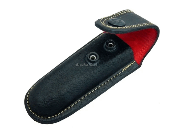 Hakiki Deri Çakı Kılıfı No:3 - 13 Cm, Kemerlikli - Görsel 2
