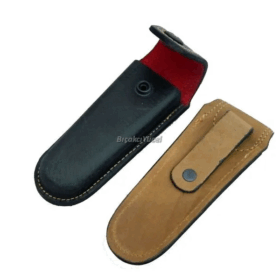 Hakiki Deri Çakı Kılıfı No:4 - 14 Cm, Kemerlikli