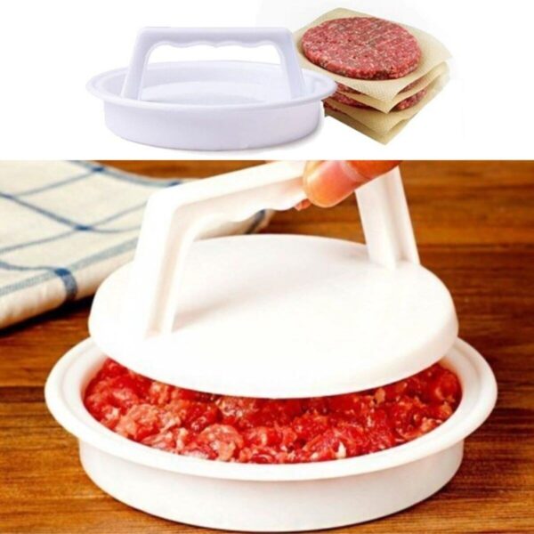 Hamburger Ve Köfte Şekillendirici Köfte Kalıbı Pratik Burger Pres Aparatı (K0) - Görsel 3