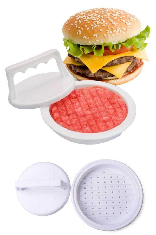Hamburger Yapma Aparatı- Hamburger Pres Ve Köfte Kalıbı (K0) - Görsel 2