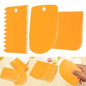 Hamur Şekillendirici Kesici Kazıyıcı Pasta Kek Dekorasyon Seti (K0)
