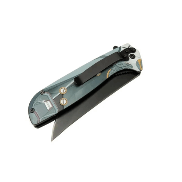 Hançer Çakı 22 Cm Yarı Otomatik , Kemerlikli - Görsel 2