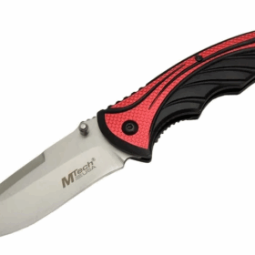 Handsome 455 Kırmızı Kamp Çakı 21cm - Yarı Otomatik, Kemerlikli