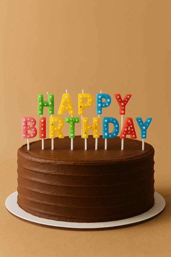 Happy Birthday Renkli Mum - Görsel 2