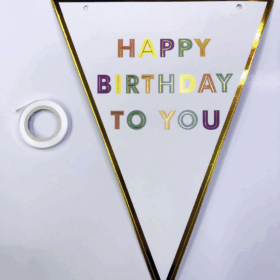 Happy Birthday To You Flama Bayrak Süs