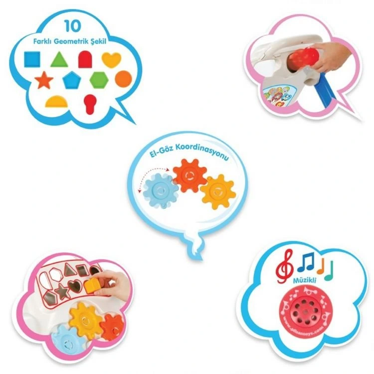 Happy İlk Adım Arabası Mavi - Görsel 4