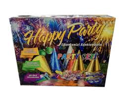 HAPPY PARTY SUZAN KARTON KUTULU PARTİ SETİ SÜS (K0)