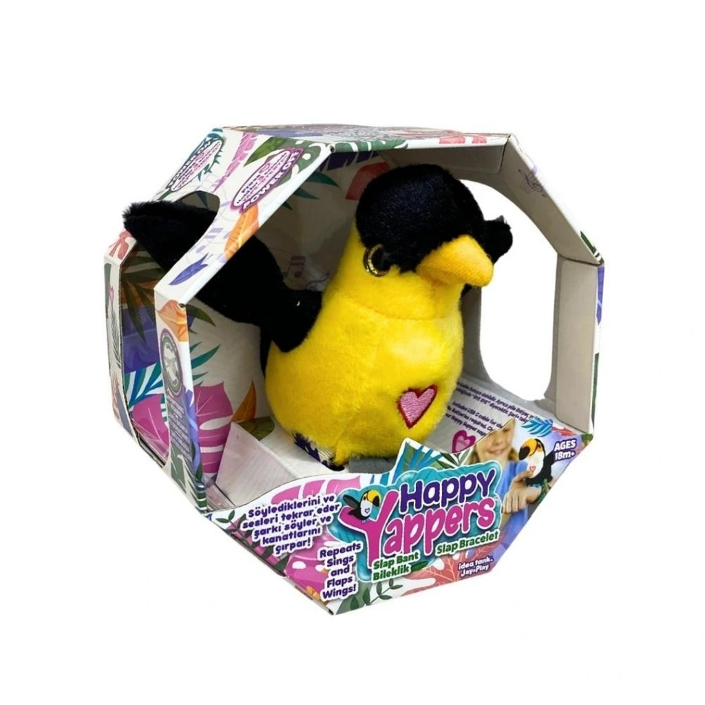 Happy Yapper Slap Bank Peluş Kuş Bileklik - Görsel 4