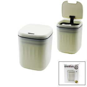 HAREKET SENSÖRLÜ=OTOMATİK AÇ-KAPA KAPAK - PİLLİ PLASTİK ÇÖP KOVASI 20LT (K0)
