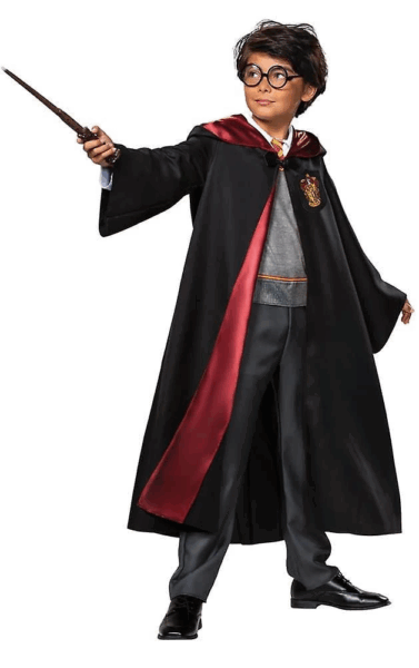 Çocuk Harry Potter Gryffindor Cübbe Çocuk Boy - Harry Potter Kostümü 5-6 Yaş