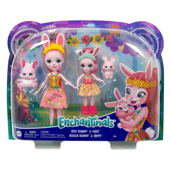 Çocuk HCF79 Enchantimals Kız Kardeş Bebekler Serisi - Görsel 3