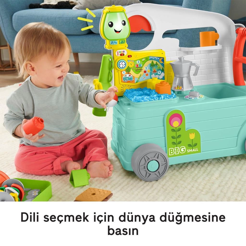 HCK81 Fisher-Price® LnL 3'ü1 Arada Karavan - Türkçe ve İngilizce - Görsel 4
