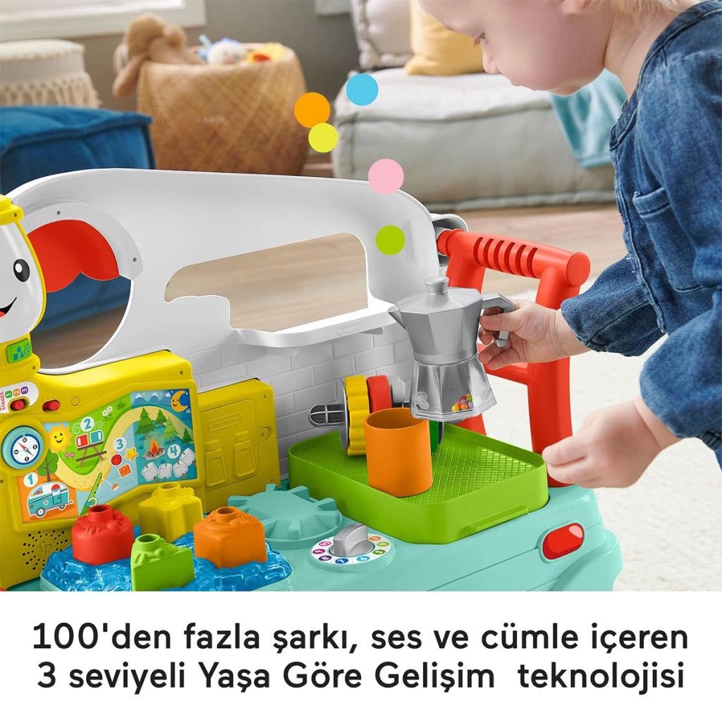 HCK81 Fisher-Price® LnL 3'ü1 Arada Karavan - Türkçe ve İngilizce - Görsel 5