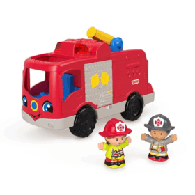 Çocuk HDJ24 Fisher Price® Little People Yardımsever İtfaiye Aracı