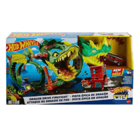 Çocuk HDP03 Hot Wheels Ejderha ile Müdacele Pisti