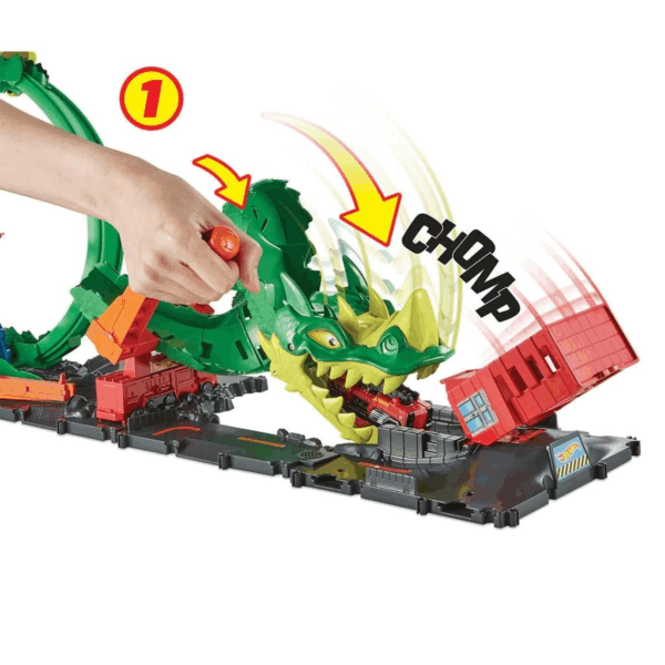 Çocuk HDP03 Hot Wheels Ejderha ile Müdacele Pisti - Görsel 3