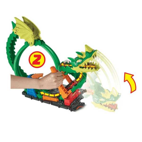 Çocuk HDP03 Hot Wheels Ejderha ile Müdacele Pisti - Görsel 4
