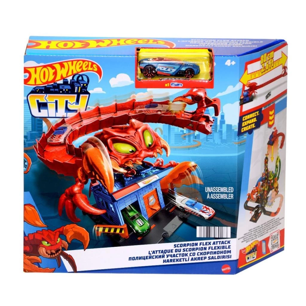 Çocuk HDR29 Hot Wheels Düşman Yaratıklar Oyun Seti - Görsel 2
