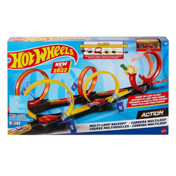 Çocuk HDR83 Hot Wheels Çok Çemberli Yarış Seti