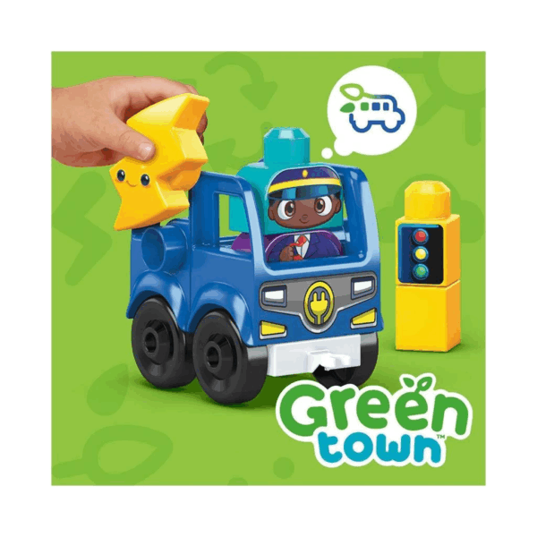 HDX90 MEGA BLOKS® Doğa Dostu Otobüs Seti 36 parça +1 yaş - Görsel 3